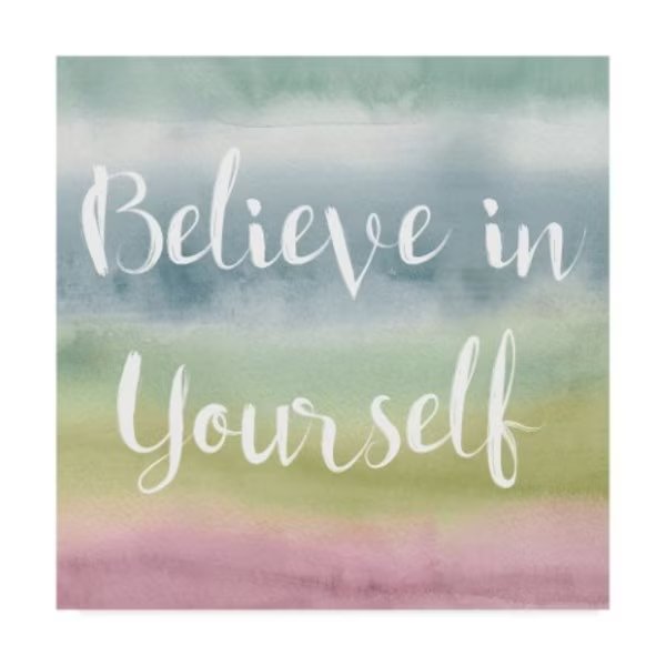 Lisa Audit 'Rainbow Seeds Xiv Believe' Canvas Art, 35x35, Trademark Fine Art, Mfr#: WAP05053-C3535GG